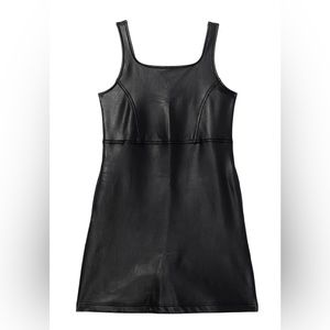 Abercrombie Kida Faux Leather Dress